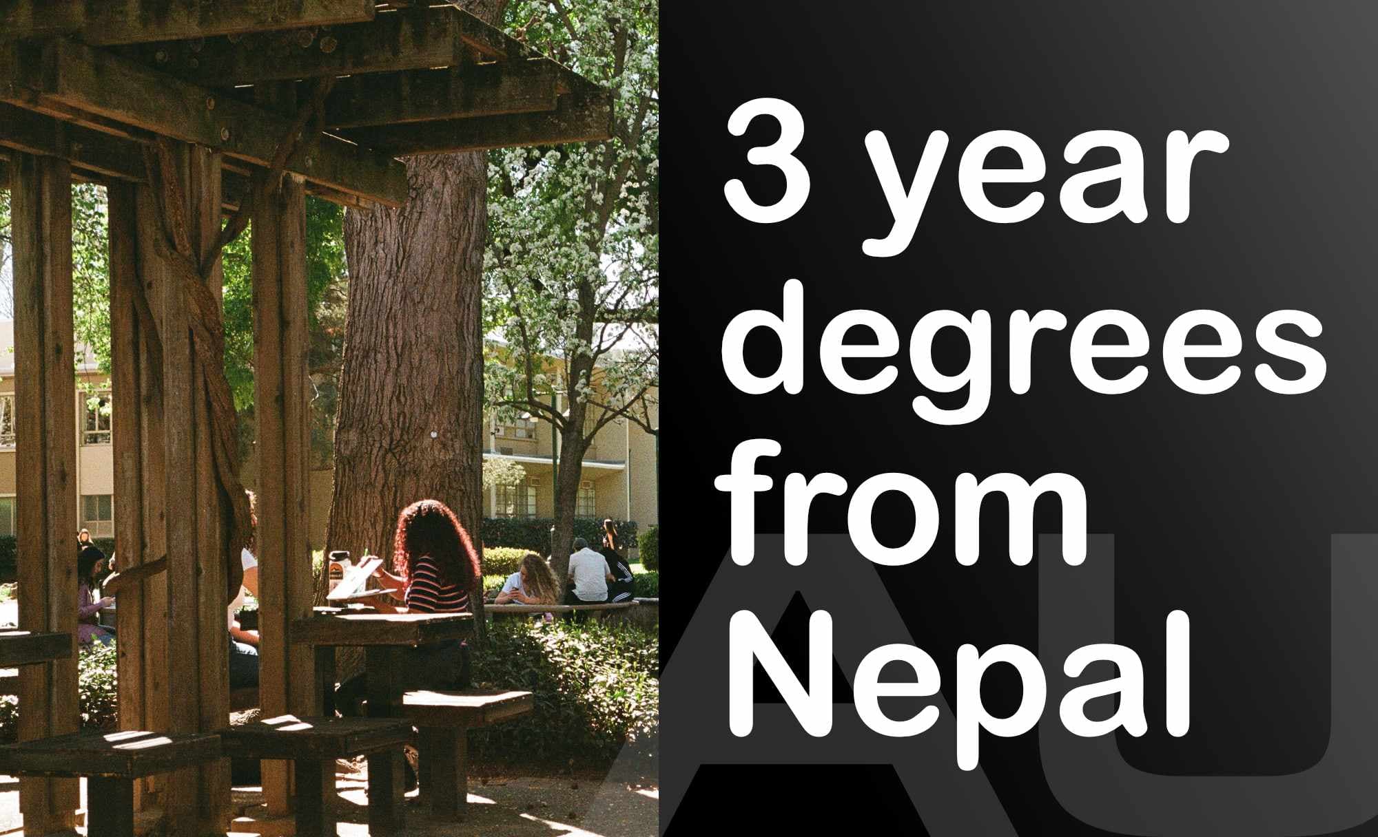 🇦🇺 Universities in Australia that accept a 3 year degree from Nepal