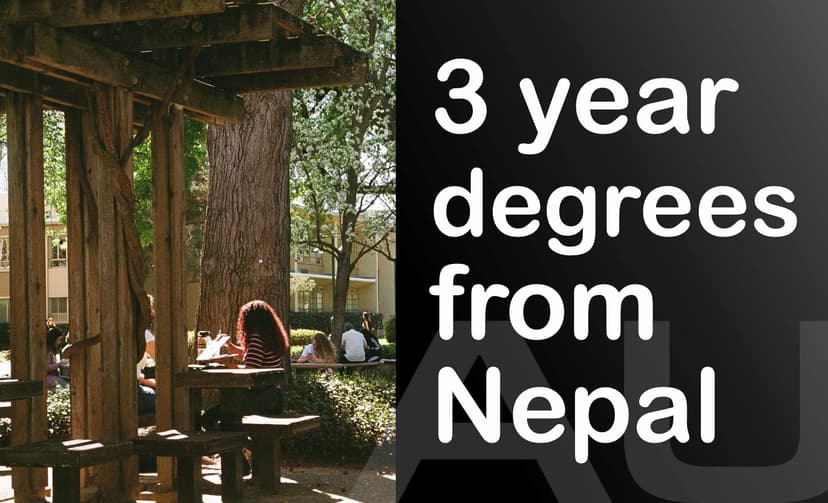 🇦🇺 Universities in Australia that accept a 3 year degree from Nepal