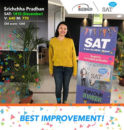 Srichchha Pradhan - SAT@iae