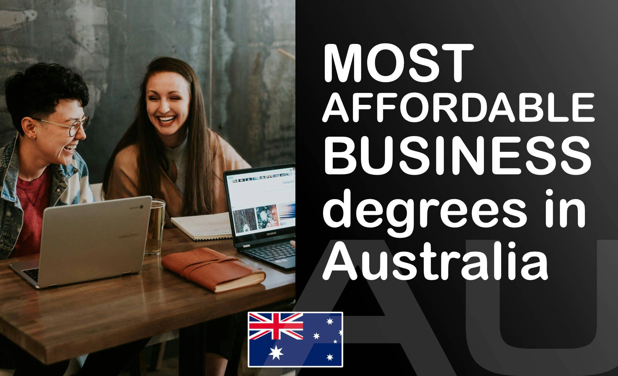 🇦🇺 Top 10 Most Affordable Business degrees in Australia
